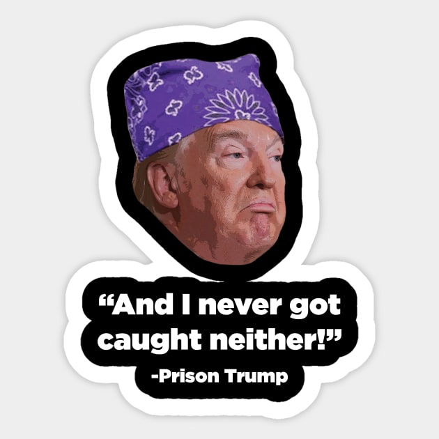 Prison Trump Sticker by fullgrownham